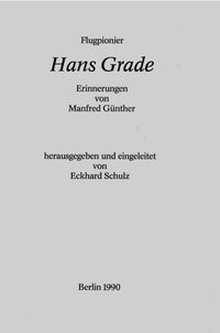 Hans Grade, Flugpionier